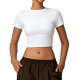 Classic White Crop Top – Timeless and Versatile