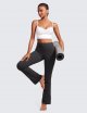 Womens Sweetheart Longline Sports Bra - V Neck Adjustable Thin Strap Yoga Bra Camisole Padded Crop Top